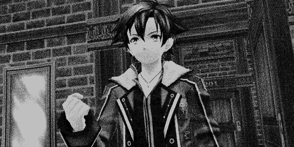 Rean in Cold Steel II at one of the first frames of the game